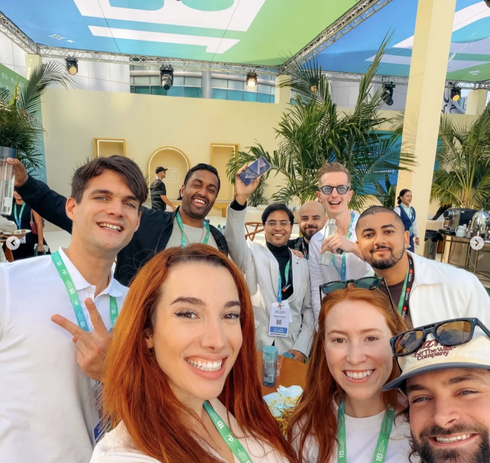 At the summit in Dubai
